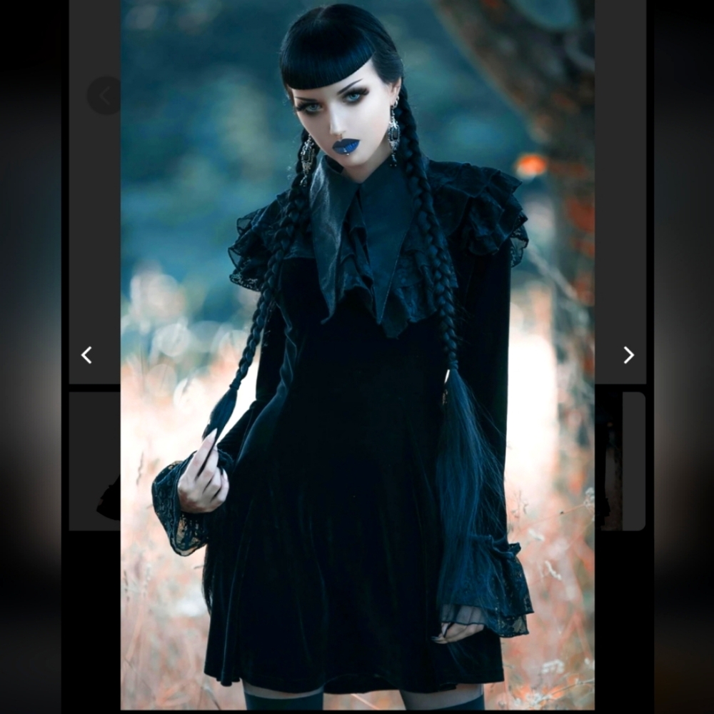 Killstar Zoe Shift Mini Dress Medium